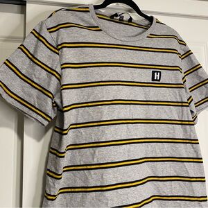 ⭐️ Hoonigan Striped T-Shirt, Size XL, Motorsport Streetwear, Vintage Style